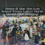 kuliner malam di alun-alun kota bekasi