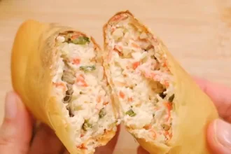 Crab Rangoon Burrito