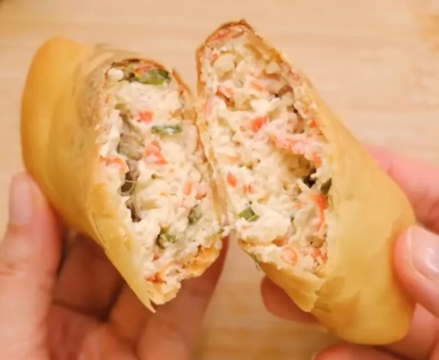 Crab Rangoon Burrito
