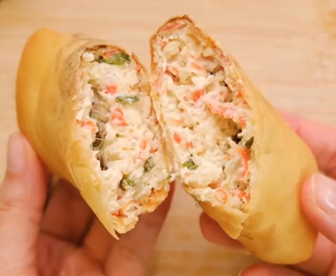 Crab Rangoon Burrito
