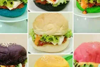 burger warna warni