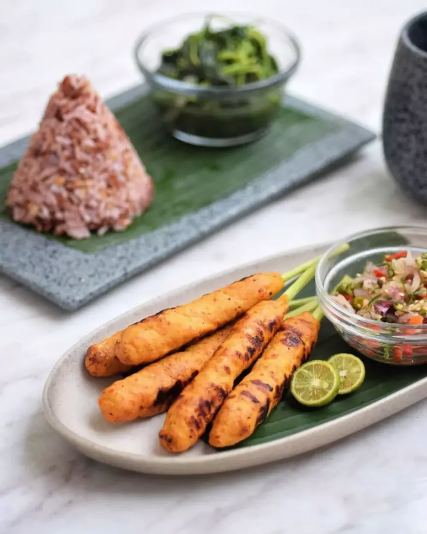 Sate lilit bali.