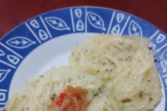 Dadar Bihun Tapioka dengan Sambal Serai