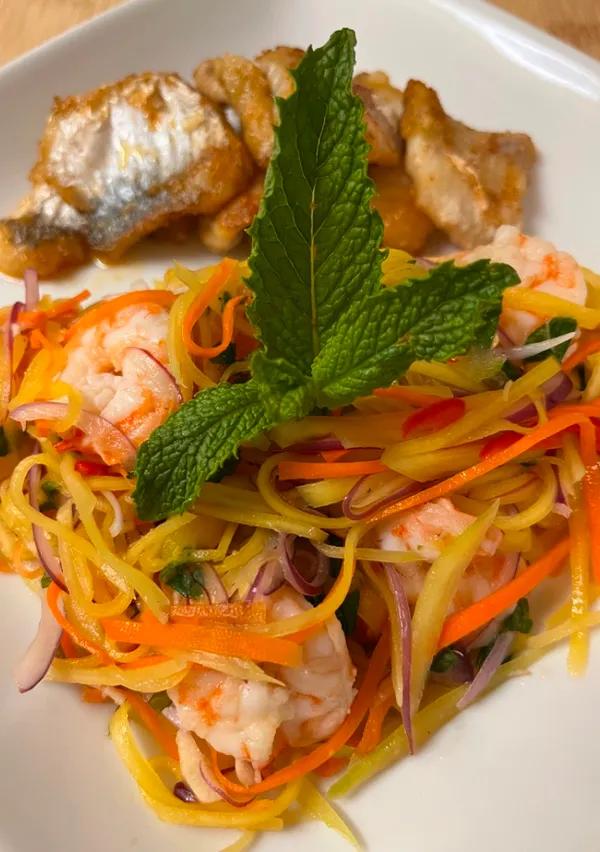 Khmer Mango, salad mannga(kamboja)