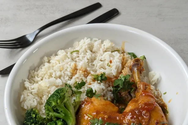 ayam saus jeruk (colombia)