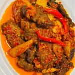 Dendeng batokok ala masakan padang