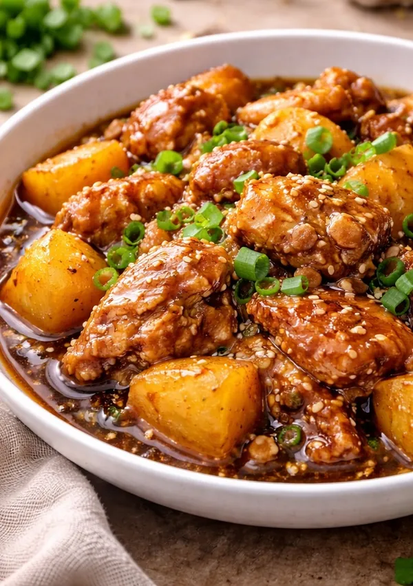 Jjimdak Simple (Semur Ayam Korea)