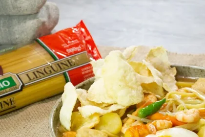 Resep Linguine Udang Khas Belitung