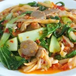 tumis pakcoy jamur