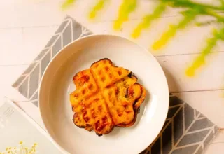 Banana Mochi Waffle Gluten Free