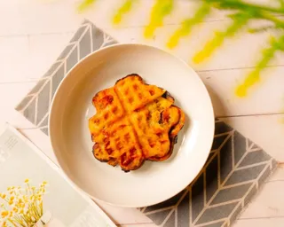 Banana Mochi Waffle Gluten Free