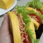 Roti Kukus Pontianak Labu Kuning dengan Isian Ayam Sisit khas Bali