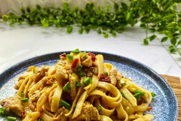 Fettuccine Ayam Teriyaki