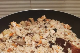 Mushroom Rice Plov