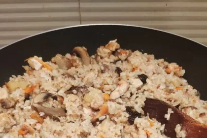 Mushroom Rice Plov